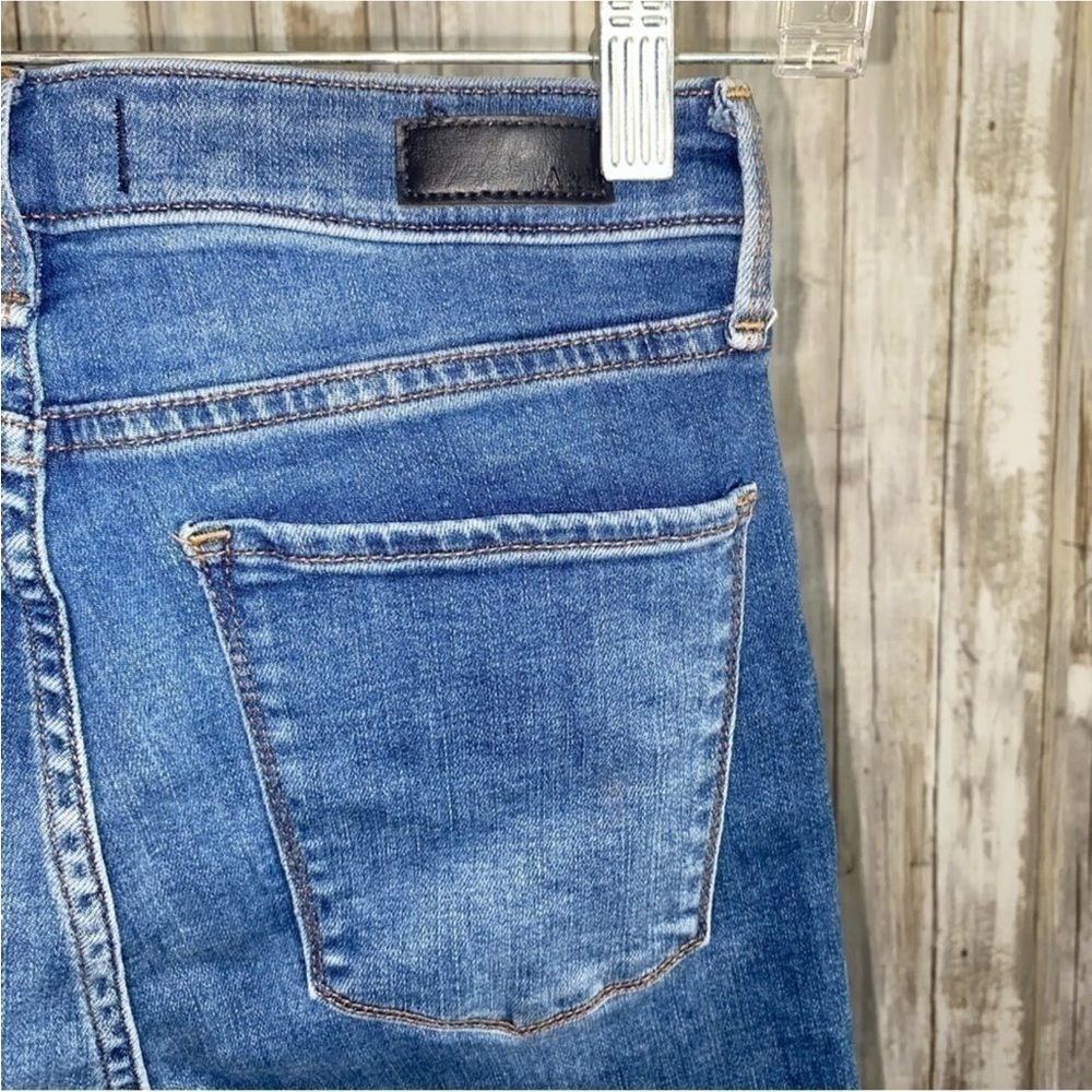 Abercrombie & Fitch Simone High Rise Ankle Jeans with side stripe - Picture 7 of 8